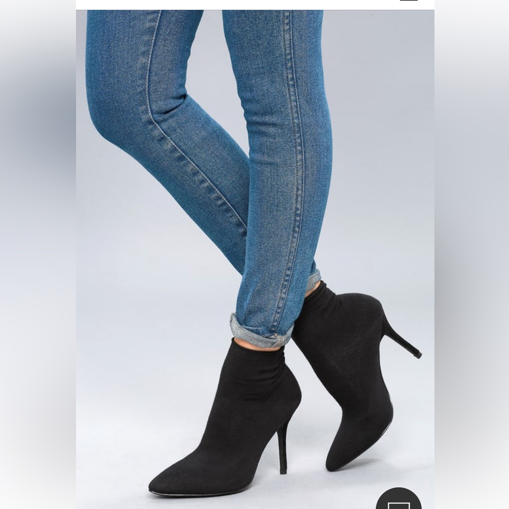 Nwt- Mid Calf Knit Sock Booties